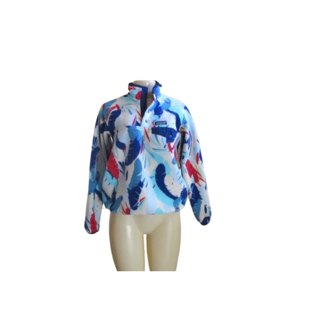 Patagonia Woman Lightweight Synchilla Snap T Pullover Size Small